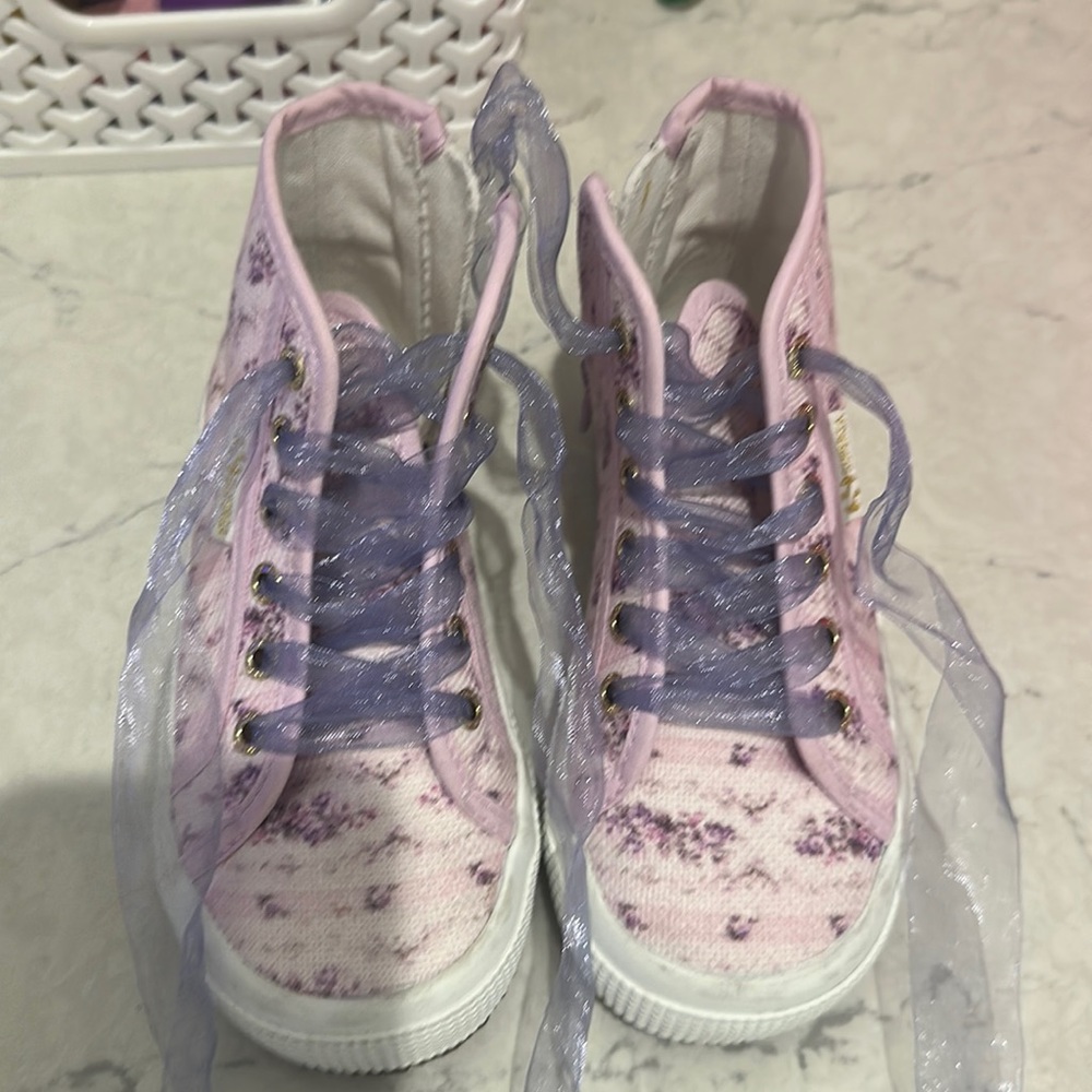 Loveshackfancy superga high top sneakers